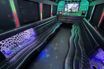 Bellingham Limo Bus Interior