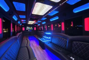 Bellingham Limousine Bus Interior