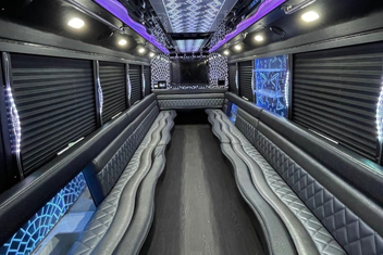 Bellingham Party Bus Interior