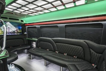 Bellingham Sprinter Party Bus Interior