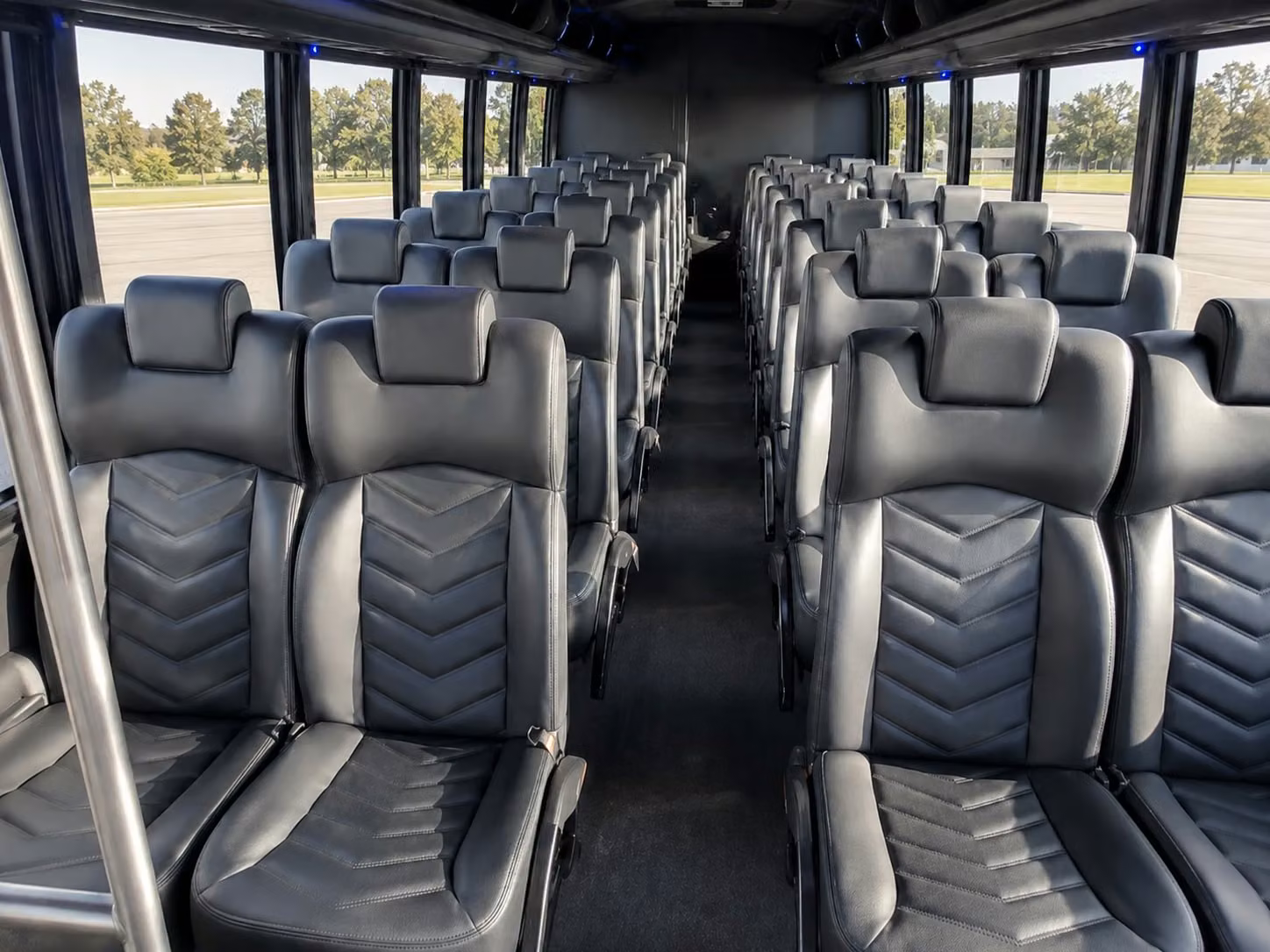 18 passenger minibus interior