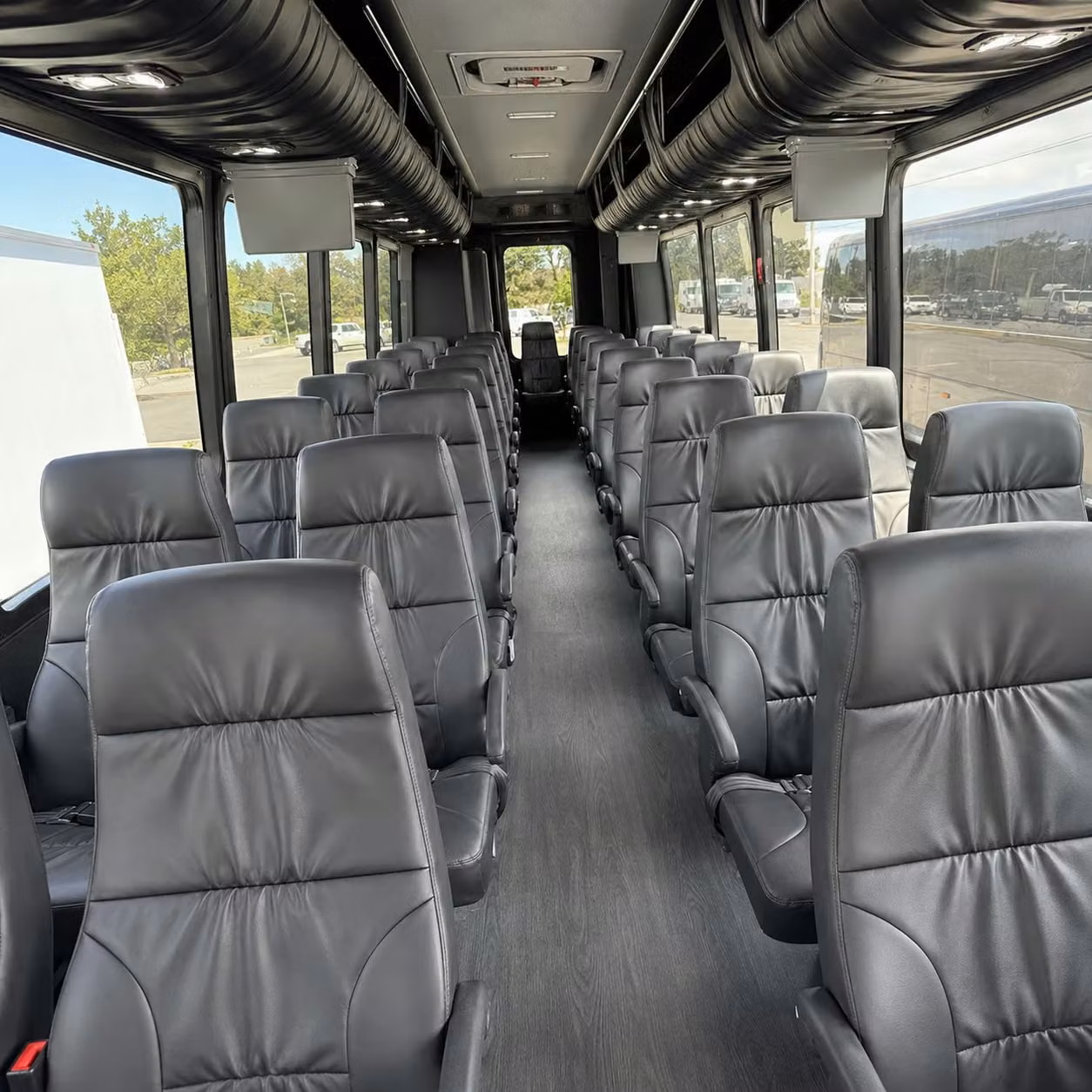 28 passenger minibus inside