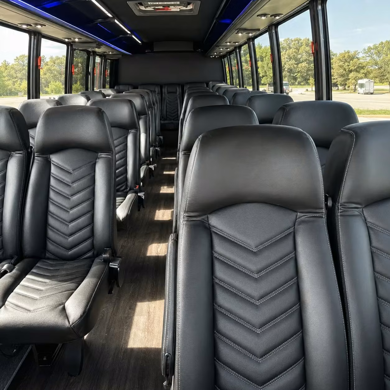 35 passenger minibus inside
