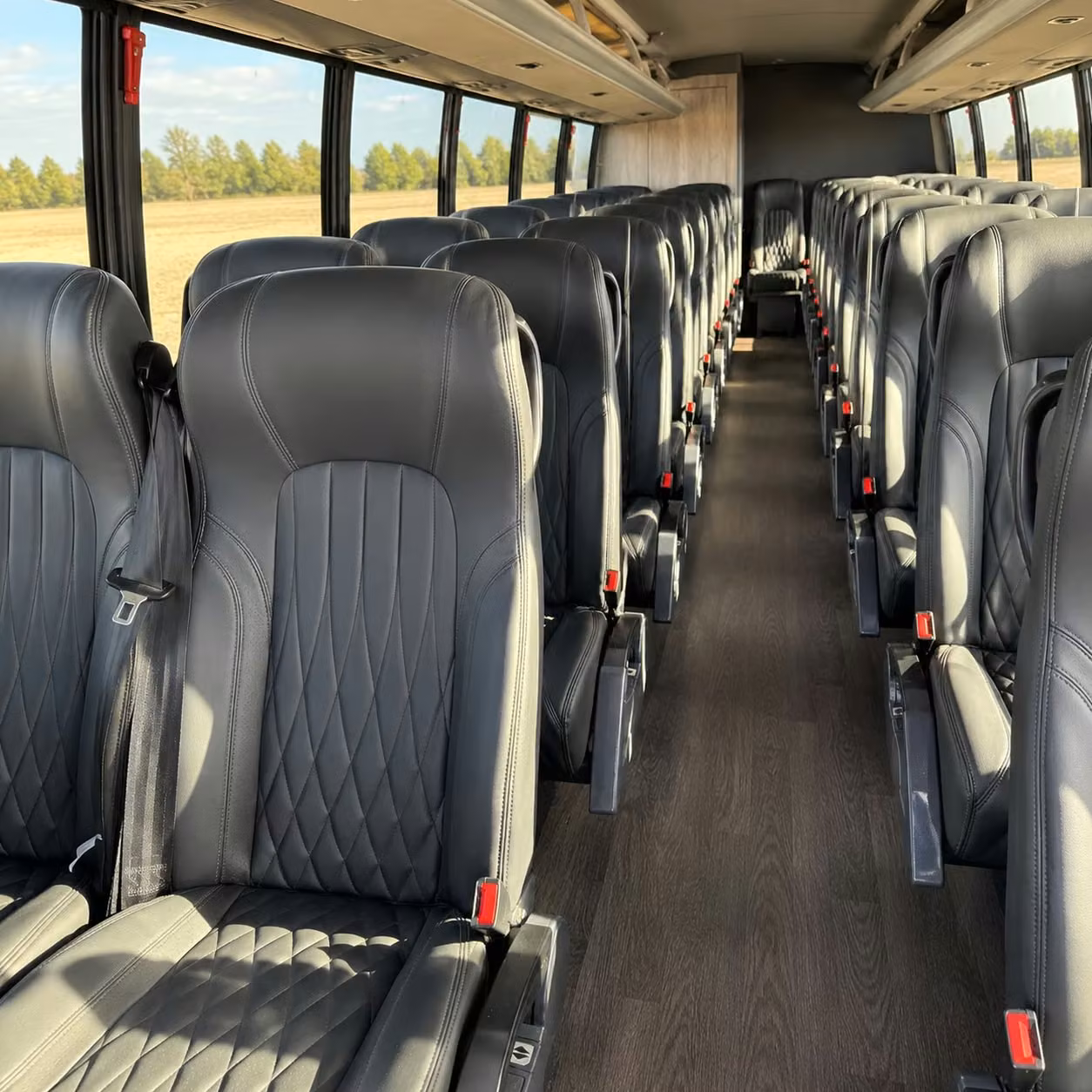35 passenger minibus interior