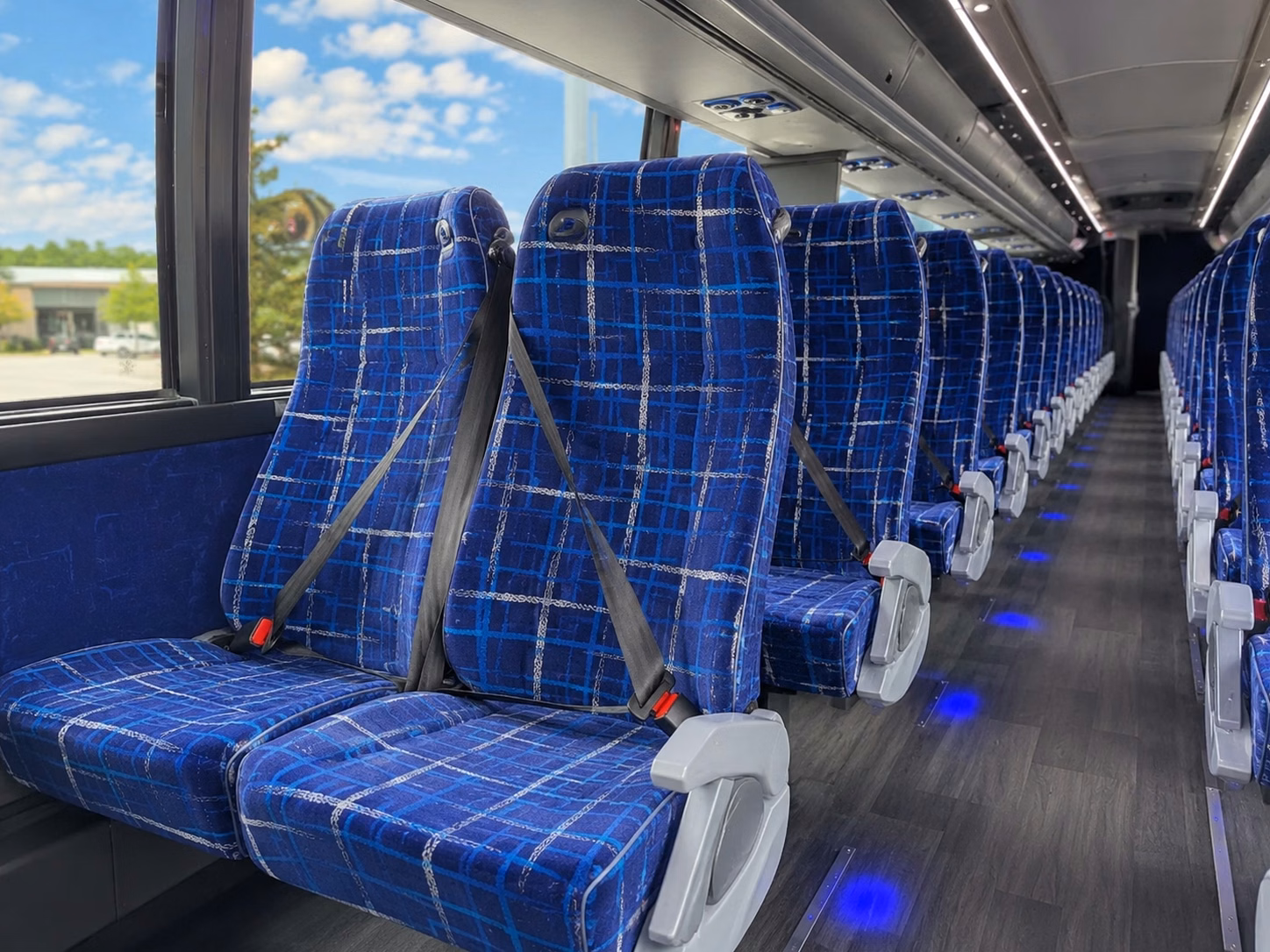 bellingham charter bus interior