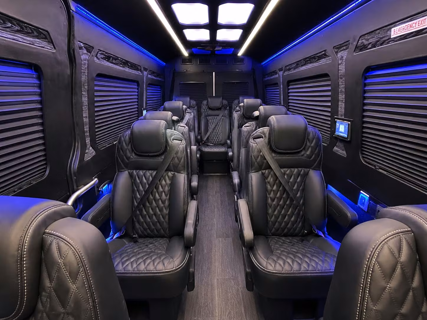 sprinter van with driver interior